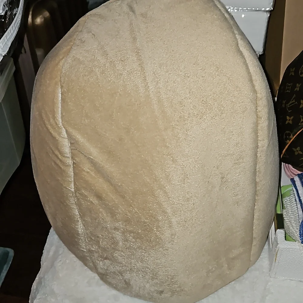 Precious Tails Dream Mink Hut- Cuddler Cat, Dog Fur Bed CAMEL